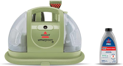 BISSELL Little Green Portable Carpet Cleaner for Carpet & Upholstery, Car/Auto Detailer with Stain Brush Tool and 15 ft Cord, 1400J
