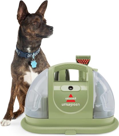 BISSELL Little Green Portable Carpet Cleaner for Carpet & Upholstery, Car/Auto Detailer with Stain Brush Tool and 15 ft Cord, 1400J