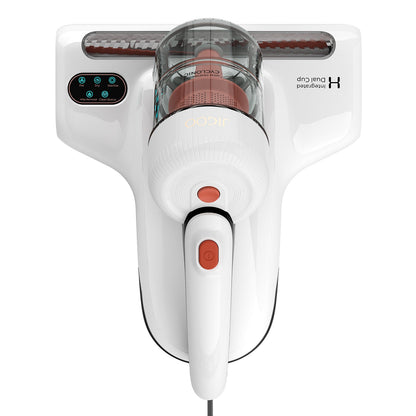 J200 Dust Mite Mattresses Vacuum Cleaners, with Integrated Dual Cups, 13KPa Suction, UV Light, 60℃ Hot Air, LED Display